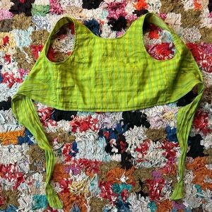 Vibrant Green Crop Top